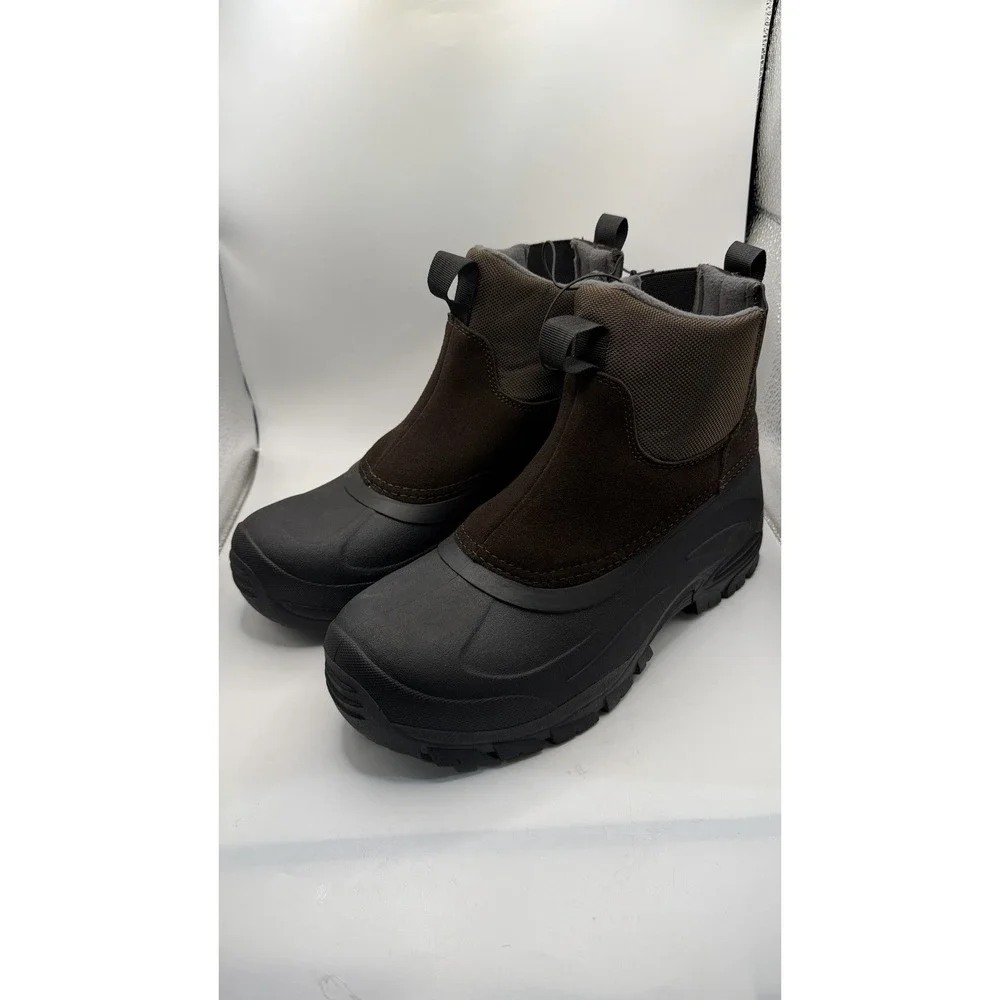 Staheekum Men's Size 10 Pull-on Winter Boots Cold Rated -20 degrees Brown